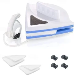 Double Side Window Cleaner Magnetic Window Glass Wiper Cleaning Tool for High-Rise Household Cleaning Cleaning Windows Thickness 3-8mm Window Cleaner Double Side Glass Wiper Adjustable Magnetic
