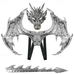 Dragon Halloween Wings Mask Party Costume Carnival Costume Party / Evening Cosplay Costume Kid's Boys' Girls' Carnival Children's Day Masquerade Party Halloween Masquerade Easy Halloween Costumes