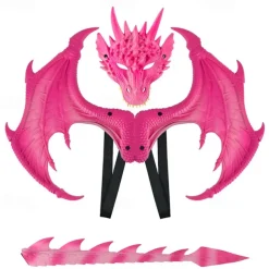 Dragon Halloween Wings Mask Party Costume Carnival Costume Party / Evening Cosplay Costume Kid's Boys' Girls' Carnival Children's Day Masquerade Party Halloween Masquerade Easy Halloween Costumes