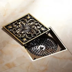 Drain Antique Brass Antique Copper