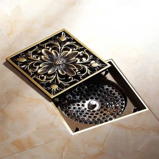 Drain Antique Brass Antique Copper