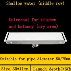 Drain New Design Contemporary / Modern Stainless Steel / Iron 1pc - Hotel bath Floor Mounted