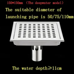 Drain New Design Contemporary / Modern Stainless Steel / Iron 1pc - Hotel bath Floor Mounted