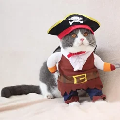 Dress Up for Cats Dogs, Pet Polyester Cute Clothes, for Festival Party, for Weekend Parties,(M)