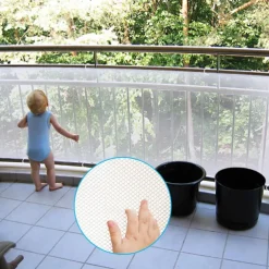 Durable Child Safety Protective Net Multipurpose Bannister Guard Deck Fence Fine Mesh Protect for Balcony Garden Yard Stairs