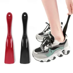 Durable Plastic Shoe Horn – Ergonomic Long Handle Design for Easy Slip-On, Portable Shoe Helper for Men, Women, Seniors, and Kids – Ideal for Home, Travel, and Daily Use