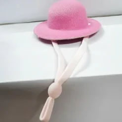 Durable Polyester Fiber Fun Chicken Hat with Drawstring Closure for Poultry Protection, Suitable for Various Chicken Breeds