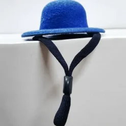 Durable Polyester Fiber Fun Chicken Hat with Drawstring Closure for Poultry Protection, Suitable for Various Chicken Breeds