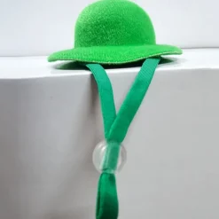 Durable Polyester Fiber Fun Chicken Hat with Drawstring Closure for Poultry Protection, Suitable for Various Chicken Breeds