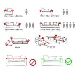 Dustproof All-powerful Slipcovers Stretch Sofa Cover Burgundy Super Soft Fabric Couch Cover With One Free Boster Case(Chair/Love Seat/3 Seats/4 Seats)