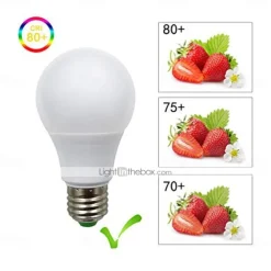 E26 E27 LED Light Bulb 3W 12V AC/DC Lamp Warm White 35W Equivalent Halogen for Off-Grid Solar System Lighting RV Solar Panel Project