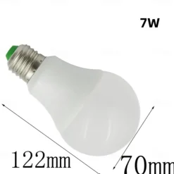 E27 LED Bulbs 12V Low Voltage No Flickering AC/DC 12V-24V 3W 7W 270/570 Lumens for Indoor RV Lamp