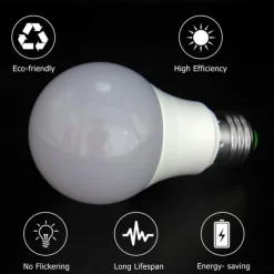E27 LED Bulbs 12V Low Voltage No Flickering AC/DC 12V-24V 3W 7W 270/570 Lumens for Indoor RV Lamp