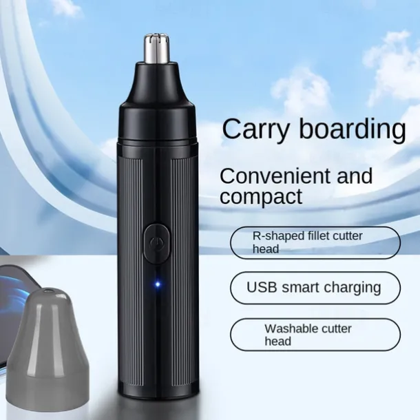 Ear And Nose Hair Trimmer For Men And Woman Rechargeable Nose Hair Trimmer- Painless Eyebrow Facial Hair Removal Nose Clipper