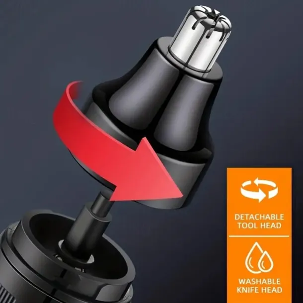 Ear And Nose Hair Trimmer For Men And Woman Rechargeable Nose Hair Trimmer- Painless Eyebrow Facial Hair Removal Nose Clipper