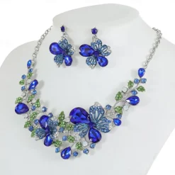 Earrings Set 1 set Alloy Earrings Necklace Women's Luxury Jewelry Set For Festival