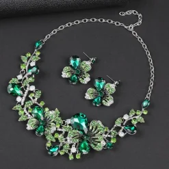 Earrings Set 1 set Alloy Earrings Necklace Women's Luxury Jewelry Set For Festival