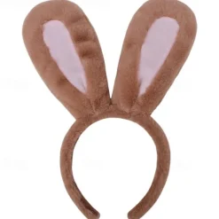 Easter bunny headband with rabbit ears costume lolita hair accessories hand-made jk rabbit ears lolita hair accessories headband kc hand-made rabbit ears headband