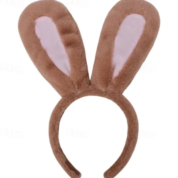 Easter bunny headband with rabbit ears costume lolita hair accessories hand-made jk rabbit ears lolita hair accessories headband kc hand-made rabbit ears headband