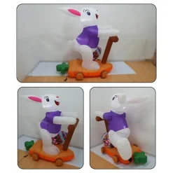 Easter Bunny Inflatable Outdoor Decoration Halloween Decor