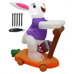 Easter Bunny Inflatable Outdoor Decoration Halloween Decor