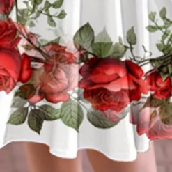 Easter Girls' 3D Floral Graphic Butterfly Dress Long Sleeve 3D Print Summer Fall Vacation Sports & Outdoor Daily Cute Casual Beautiful Kids 3-12 Years Casual Dress A Line Dress Above Knee Regular Fit