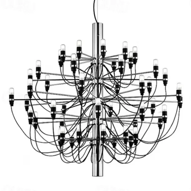 Ecolight 95 cm Pendant Light Creative Candle Style Chandelier Metal Candle-style Classic Office, Shops / Cafes Electroplated Artistic Chic Modern 110-120V 220-240V