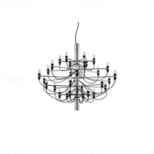 Ecolight 95 cm Pendant Light Creative Candle Style Chandelier Metal Candle-style Classic Office, Shops / Cafes Electroplated Artistic Chic Modern 110-120V 220-240V