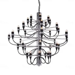 Ecolight 95 cm Pendant Light Creative Candle Style Chandelier Metal Candle-style Classic Office, Shops / Cafes Electroplated Artistic Chic Modern 110-120V 220-240V