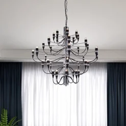 Ecolight 95 cm Pendant Light Creative Candle Style Chandelier Metal Candle-style Classic Office, Shops / Cafes Electroplated Artistic Chic Modern 110-120V 220-240V