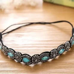 Elastic Beaded Headbands Beads Crystal Rhinestone for Women amp Girls
