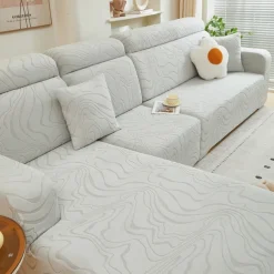 Elastic Jacquard Fabric Sofa Cover Stretch Couch Cover Sectional L Shape Sofa Slipcover Corner Case for Living Room 1/2/3/4 Seat