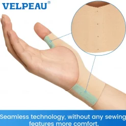 Elastic Thumb Wrist Support Brace for Men Women (Pack of 2) Waterproof Compression Sleeve for Arthritis Pain Tendonitis Sports Splint Liner