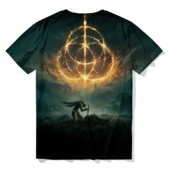 Elden Ring Hero T-shirt Cartoon Manga Anime 3D Harajuku Graphic Kawaii For Couple's Men's Women's Adults' Back To School 3D Print