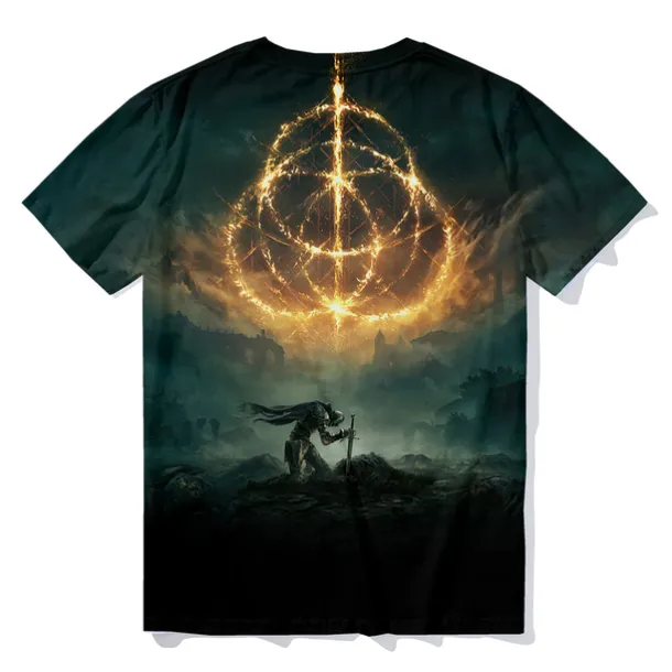 Elden Ring Hero T-shirt Cartoon Manga Anime 3D Harajuku Graphic Kawaii For Couple's Men's Women's Adults' Back To School 3D Print