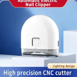 Electric Automatic Nail Clippers for Adults Baby Pedicure Finger Toe Scissors Nail Debris Container Anti-Splash Manicure Electric