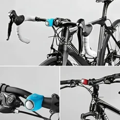 Electric Bicycle Bell 90db Horn Rain Proof MTB Bicycle Handlebar Silicone Shell Ring Bicycle Bell Accessories