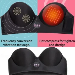 Electric Breast Massage Bra Infrared Heating Chest Enlargement Stimulator Enhancer Massager The Circulation Relieve Breasts