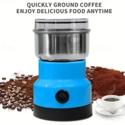 Electric Cereals Grain Grinder Grinding Machine Coffee BlenderCoffee Preparation Machine Portable Grinder Electric Grinder BeanGrinder Coffee Maker For Home