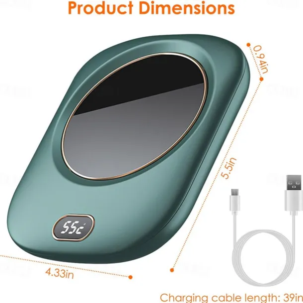 Electric Coffee Mug Heater for Desk Auto Shut off USB Tea Milk Beverage Cup Heater Heating Plate for Office Home 3 Temperature Setting