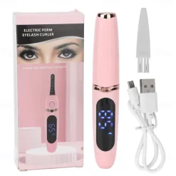 Electric Eyelash Curler Rechargeable Heating Portable Eyelash Curler Long Lasting Eyelash Curler Tool