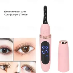 Electric Eyelash Curler Rechargeable Heating Portable Eyelash Curler Long Lasting Eyelash Curler Tool