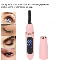 Electric Eyelash Curler Rechargeable Heating Portable Eyelash Curler Long Lasting Eyelash Curler Tool