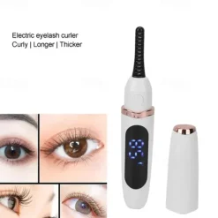 Electric Eyelash Curler Rechargeable Heating Portable Eyelash Curler Long Lasting Eyelash Curler Tool