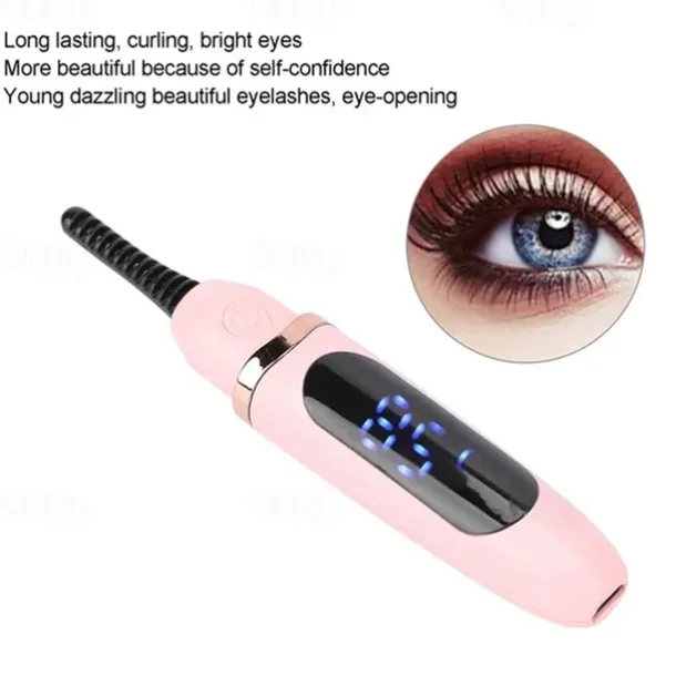 Electric Eyelash Curler Rechargeable Heating Portable Eyelash Curler Long Lasting Eyelash Curler Tool