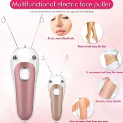Electric Facial Hair Remover Female Body Leg Face Cotton Thread Epilator Shaver Mini Women Hair Removal Beauty Machine