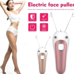 Electric Facial Hair Remover Female Body Leg Face Cotton Thread Epilator Shaver Mini Women Hair Removal Beauty Machine