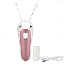 Electric Facial Hair Remover Female Body Leg Face Cotton Thread Epilator Shaver Mini Women Hair Removal Beauty Machine
