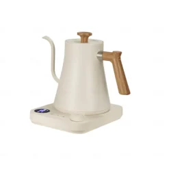 Electric Gooseneck Kettle Fast Water Boiler Stainless Steel Inner Temperature Control LCD Display Auto Shut Off 0.9L Pour Over Coffee and Tea Kettle