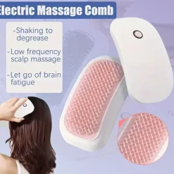 Electric Head Massager Portable Hair Massage Comb Soothing Meridian Scalp Massage Instrument